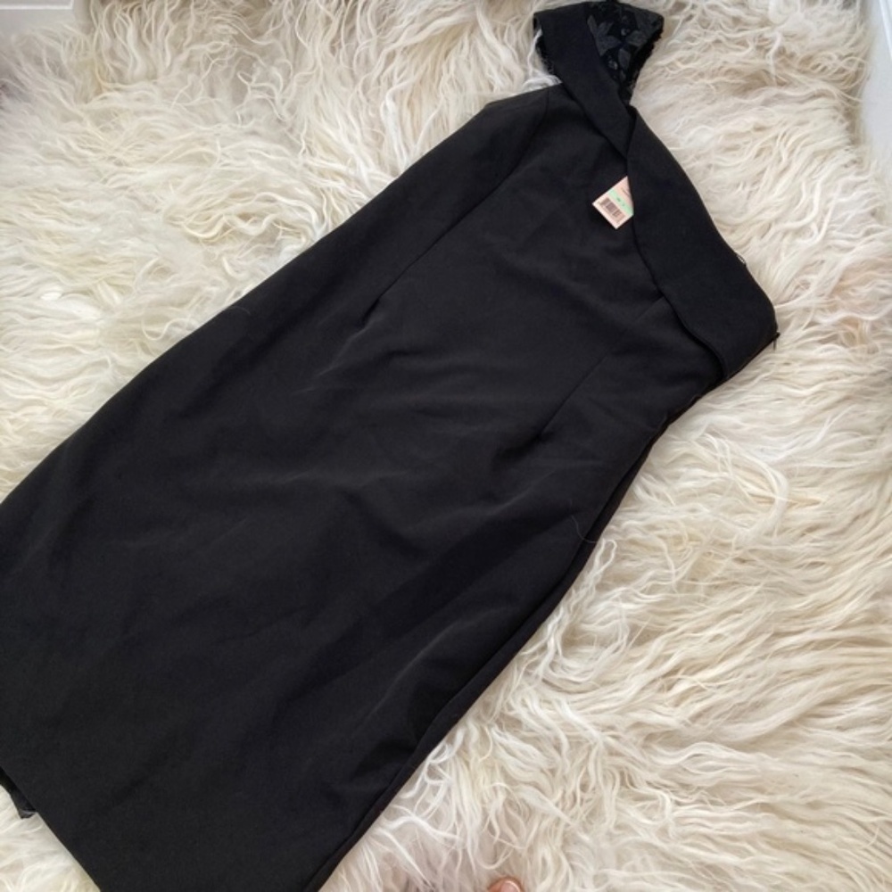 Nanette Lepore Sheath Split Hem Cocktail Dress - Picture 7 of 8